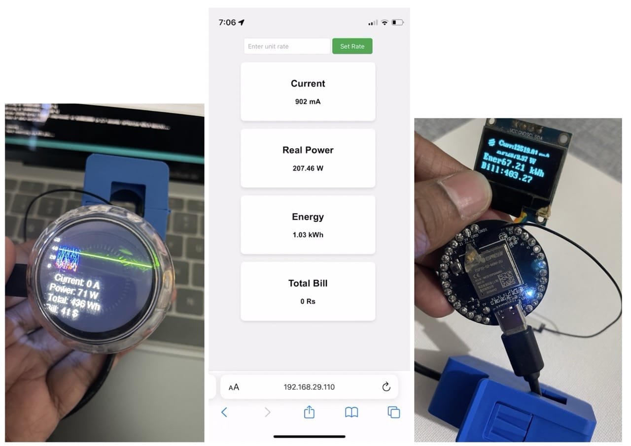 IoT Based Electricity Energy Meter with Dashboard 